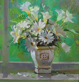 Gemälde, Daisies, Egor Shvachunov