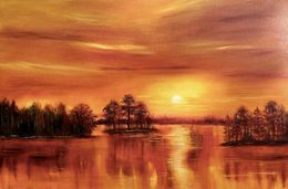 Painting, Touch of Sun, Tanja Frost