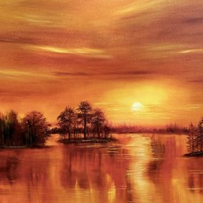 Gemälde, Touch of Sun, Tanja Frost