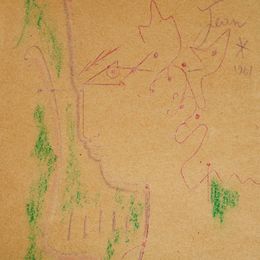 Fine Art Drawings, Portrait, Jean Cocteau