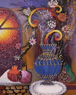 Gemälde, Dreamy Still Life, Ruzanna Melqumyan