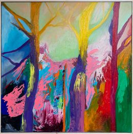 Peinture, Dreamscape of Golden Light, Mayhem Art By Colin Agius