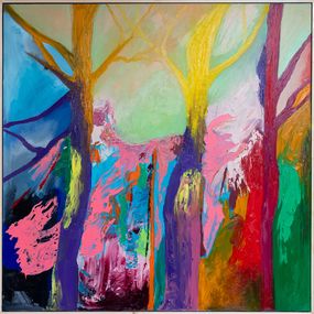 Painting, Dreamscape of Golden Light, Mayhem Art By Colin Agius