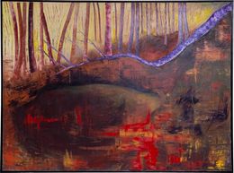 Peinture, The Witches' Pond, Mayhem Art By Colin Agius