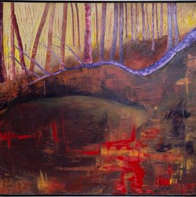 Painting, The Witches' Pond, Mayhem Art By Colin Agius