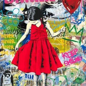 Painting, Beautiful Girl - Red, Mr Brainwash