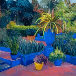 Dessin, Jardin Majorelle III, Agnès Tiollier
