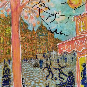 Gemälde, Au bon air, Emmanuel Braudeau