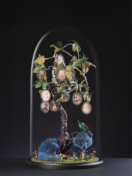 Sculpture, Le dernier renard bleu, Lucie De Syracuse