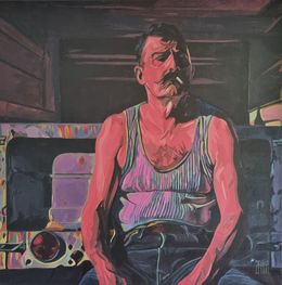 Gemälde, Le déménageur, Zerka