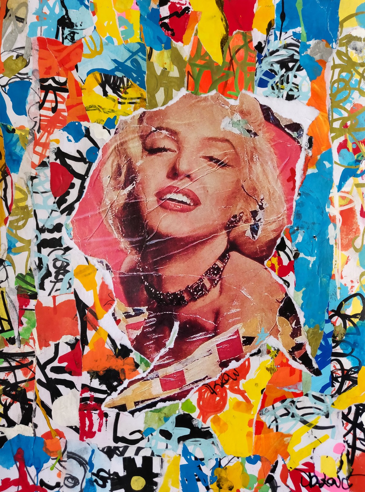 Dr. Love, Marilyn (omaggio a M. Rotella) Dr. Love, Marilyn (omaggio a M. Rotella)