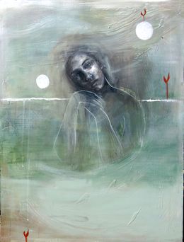 Painting, Posée sur la vague, Sandra Quintin