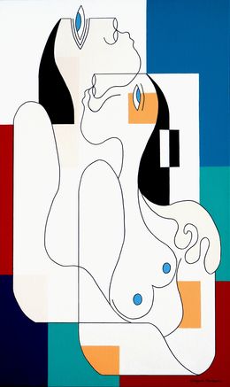 Peinture, A symphony of tenderness and serenity (1), Hildegarde Handsaeme