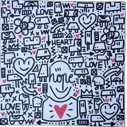 Painting, Mr.Hope Love heart, MrHope