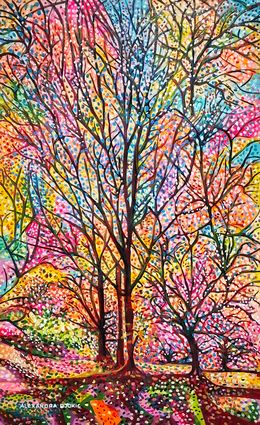 Painting, Autumnal landscape, Alexandra Djokic