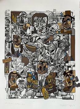 Print, La cité des égarés étude VII, AKET