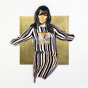 Print, Maidenform Molly (Lithograph with Gold Leaf), Mel Ramos