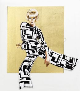 Print, Pucci Pants (Lithograph with Gold Leaf), Mel Ramos