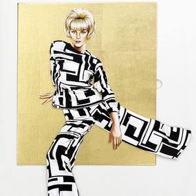 Print, Pucci Pants (Lithograph with Gold Leaf), Mel Ramos