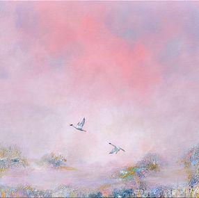 Gemälde, Morning peace, Cécile Erembert