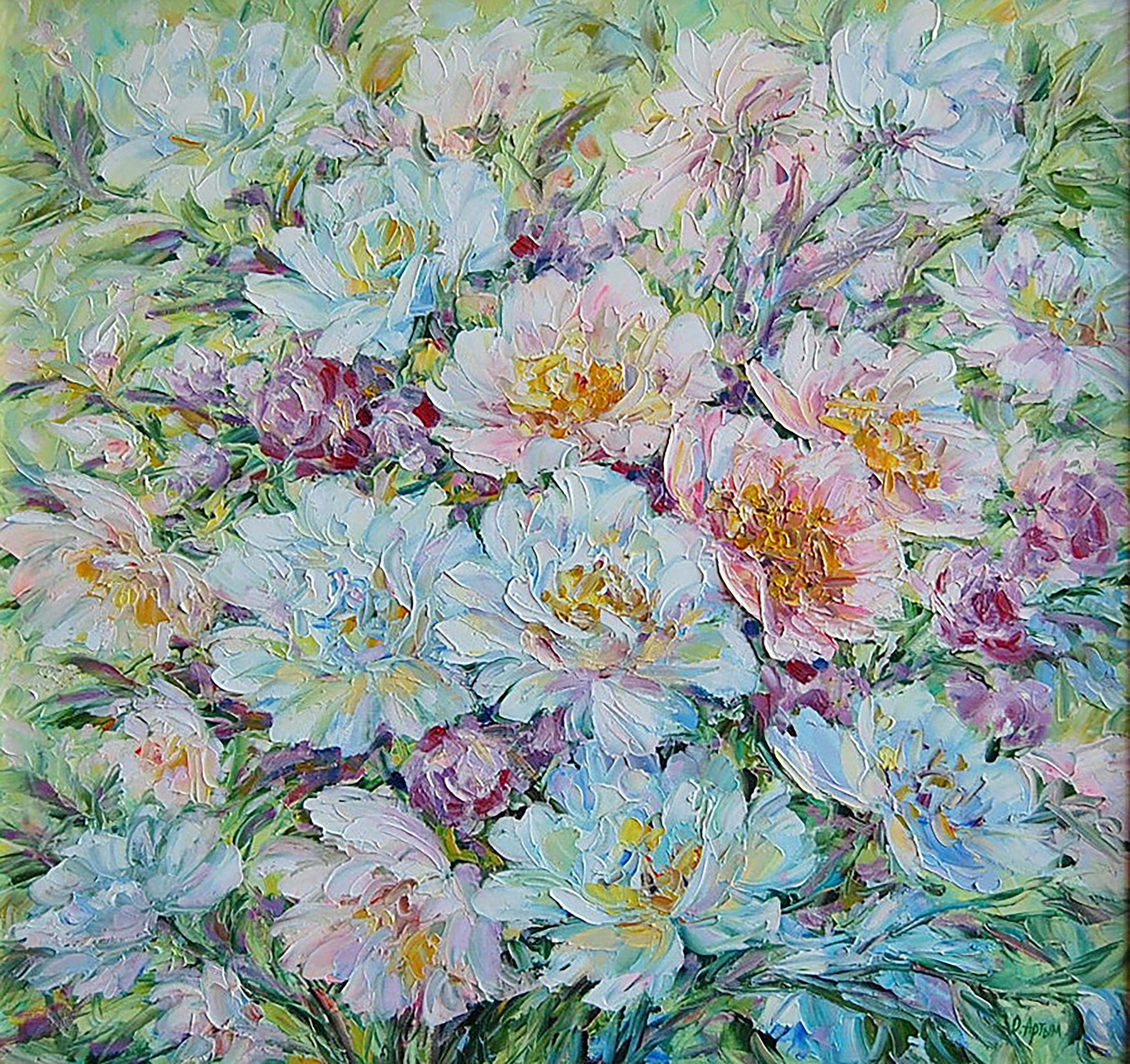 Olga Artim, Peonies. In the country Olga Artim, Peonies. In the country