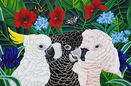 Peinture, Parrot Paradise II, Sreya Gupta