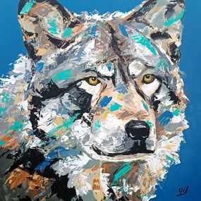 Gemälde, Wolf, Gillian Brin