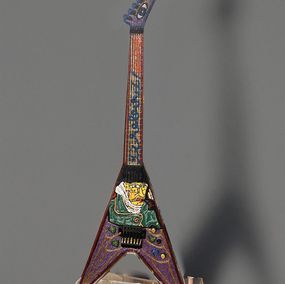 Drucke, Flying Van Gogh guitare, Robert Combas