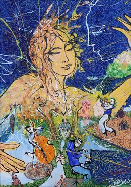 Peinture, Une petite musique d'ascension, Emmanuel Braudeau