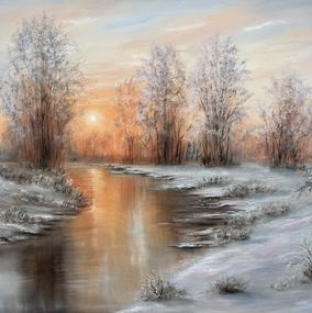 Peinture, Sun in the Mirror of Ice, Tanja Frost