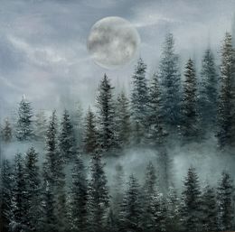 Painting, Silvery Dreams, Tanja Frost