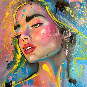 Painting, Let it shine !, Noir Visualart