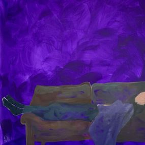Gemälde, The couch. You are not in anywhere Series (3), Brenda Sabbagh