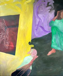 Peinture, Untitled. You are not in anywhere Series, Brenda Sabbagh