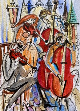 Dessin, The Golden Symphony Of Prague, Kirill Postovit