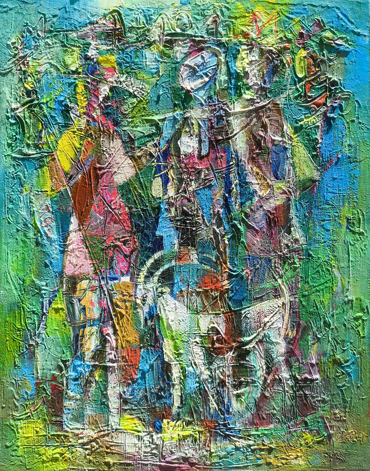 Seyran Gasparyan, Colorful Figures Seyran Gasparyan, Colorful Figures