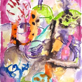 Gemälde, Composition en rose, Isabelle Marie