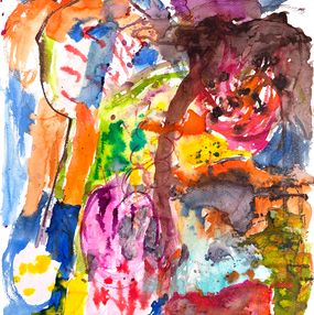 Peinture, Composition en rose (1), Isabelle Marie