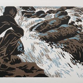 Print, La rivière de montagne, Philippe Monnet