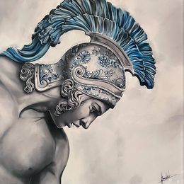Painting, Réflexion du Guerrier, Les Sœurs Vitali