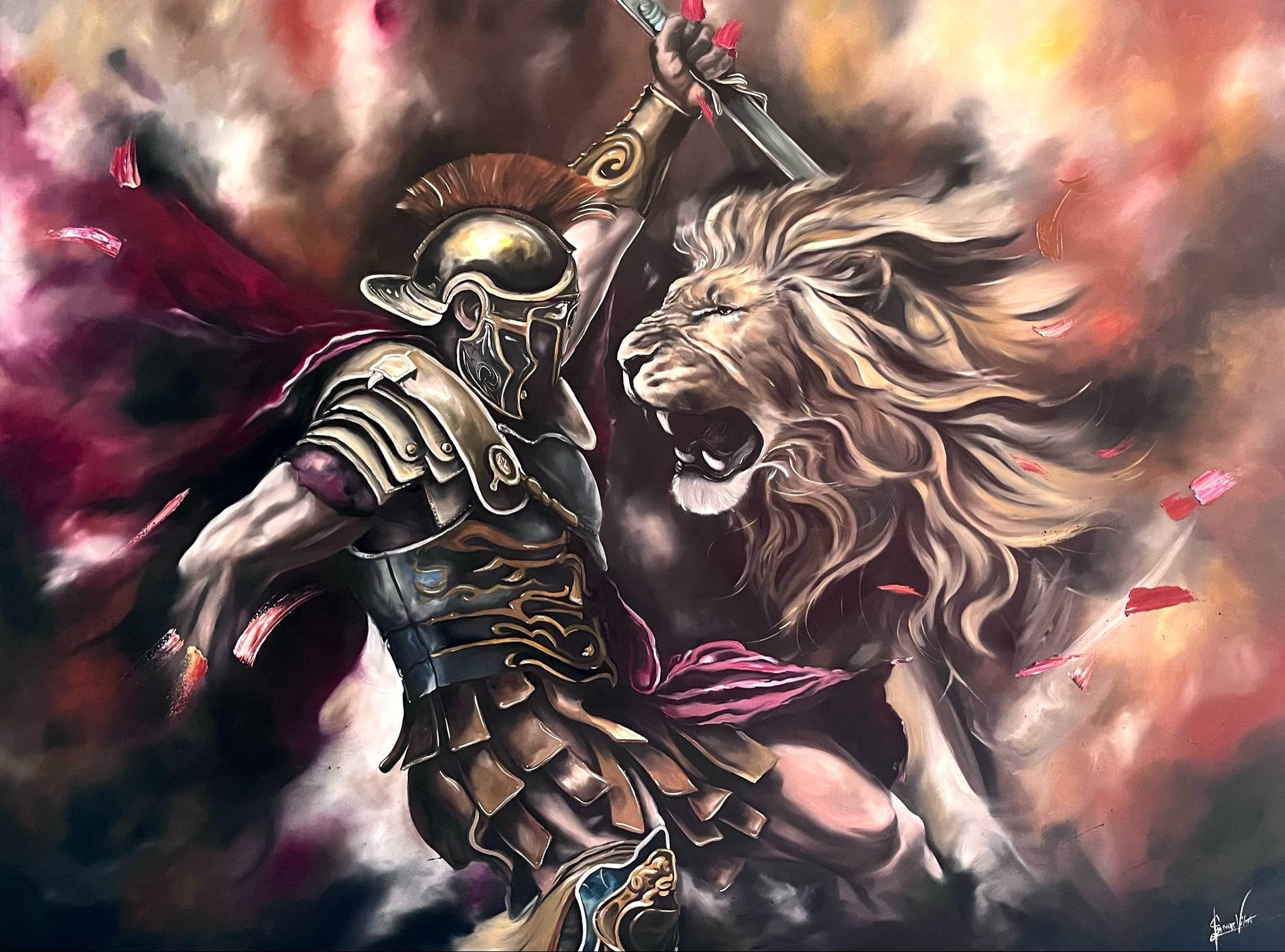 Les Sœurs Vitali, Combat du Guerrier Les Sœurs Vitali, Combat du Guerrier