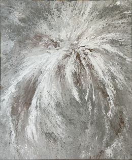 Painting, White Lotus, Kseniia Turik Turik&Art