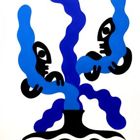 Gemälde, Raccrocher les branches, Antony Squizzato