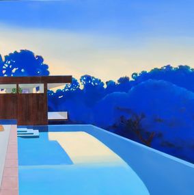 Painting, Blue Dusk, Amy Nelder