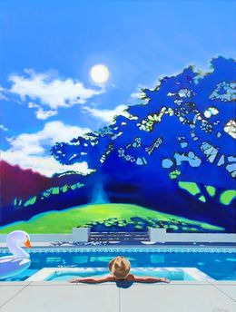 Gemälde, Daydreams in Blue, Amy Nelder