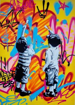 Gemälde, Young Vandals, Asko