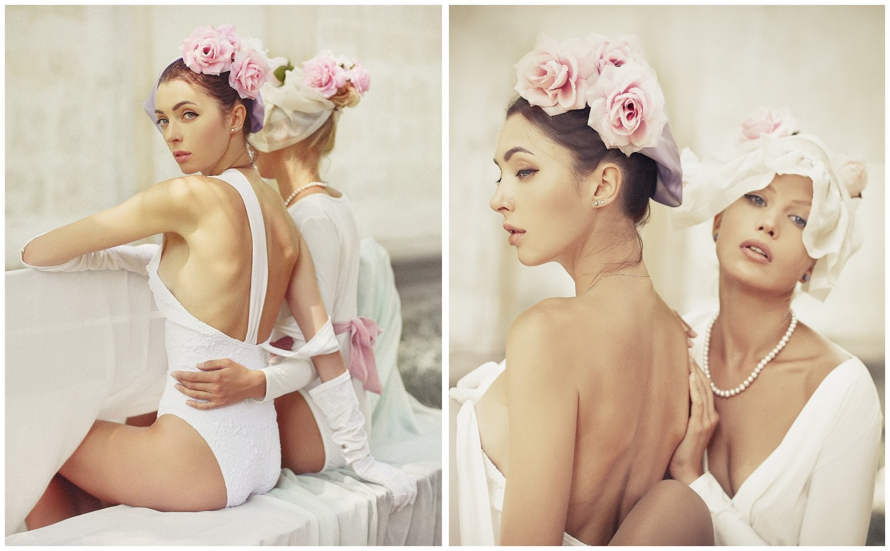 Dasha & Mari, Summer Roses - Two Prints Dasha & Mari, Summer Roses - Two Prints
