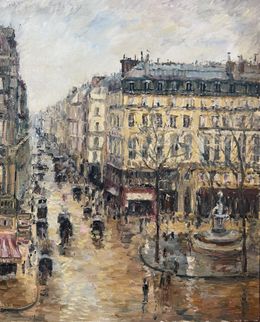 Painting, Old Paris, Liubou Sas