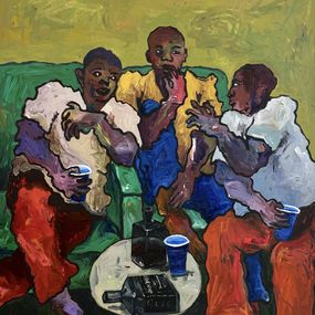 Gemälde, Men's Talk, Oshorenoya David Francis