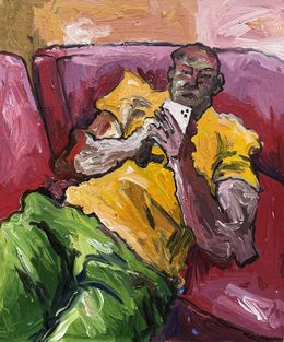 Peinture, The Eyes and Mind, Oshorenoya David Francis